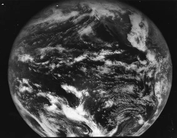 The first geostationary satellite.