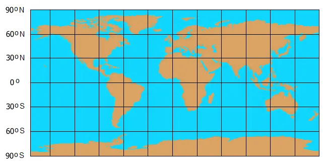 Longitude & Latitude Map