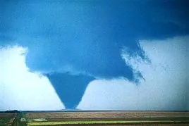 Large and very destructive tornado.